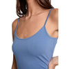 Morgan De Toi Blue Cotton Tank Tops