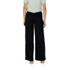 Morgan De Toi Black Polyester Casual Pants