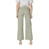 Morgan De Toi Green Cotton Relaxed Fit Jeans