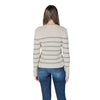 Morgan De Toi Cream Cotton Sweatshirt