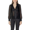 Morgan De Toi Black Polyester Blouse