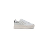 Cult White Leather Low Top Sneakers