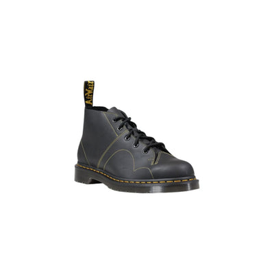 Dr. Martens Black Leather Lace-Up Boots