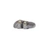 Birkenstock Hausschuhe aus grauem Leder
