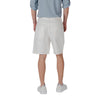 Gianni Lupo White Cotton Bermuda Shorts