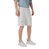 Gianni Lupo White Cotton Bermuda Shorts