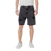 Gianni Lupo Black Cotton Bermuda Shorts