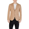 Gianni Lupo Beige Cotton Blazer