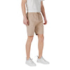 Gianni Lupo Beige Cotton Bermuda Shorts