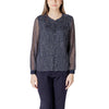 Street One Blue Polyester Blouse