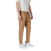 Gianni Lupo Brown Cotton Casual Pants