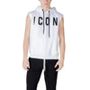 Icon White Cotton Hoodie