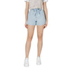 Nur hellblaue Lyocell-Shorts