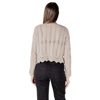 Only Beige Recycled Cotton Sweatshirt