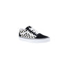 Vans Black And White Fabric Low Top Sneakers