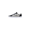 Vans Black And White Fabric Low Top Sneakers