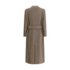 Golden Goose Beige Fleece Wool Coat