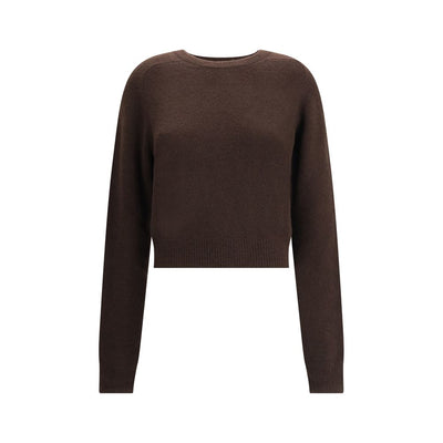 Petar Petrov brauner Fleece-Woll-Kaschmirpullover