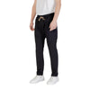 Gianni Lupo Black Polyester Casual Pants