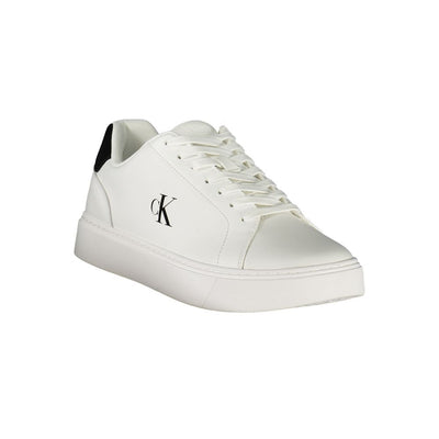 Calvin Klein Bianco Polyurethane Men Sneaker