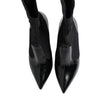 Dolce & Gabbana Black Stretch Stilettos Booties Socks Shoes
