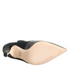 Dolce & Gabbana Black Stretch Stilettos Booties Socks Shoes