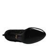 Dolce &amp; Gabbana – Schwarze Stiefel mit Stretch-Absatz und halbhoher Spitze