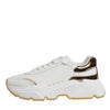 Dolce &amp; Gabbana Daymaster Low Top Sneakers in Weißgold