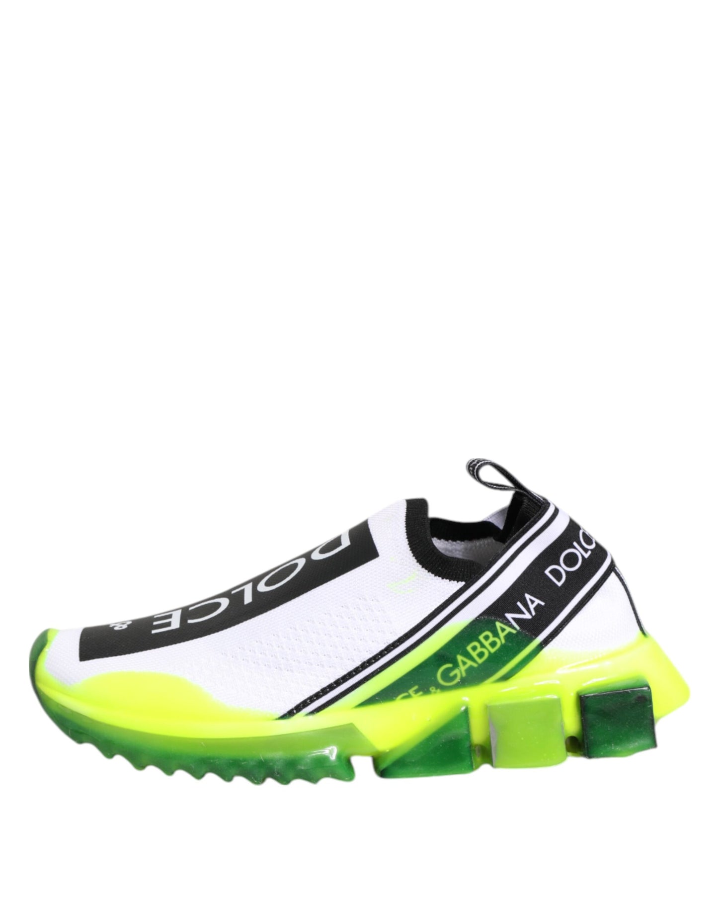 Dolce &amp; Gabbana – Sorrento – Slipper-Sneaker in Schwarz und Weiß