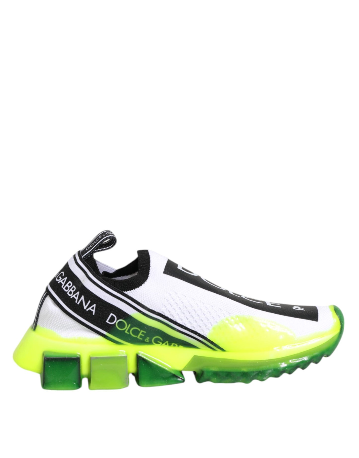 Dolce &amp; Gabbana – Sorrento – Slipper-Sneaker in Schwarz und Weiß