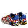 Dolce &amp; Gabbana Portofino Carretto Sneaker aus bedrucktem Leder