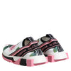 Dolce &amp; Gabbana Sorrento Sneakers mit weißem Rosenprint