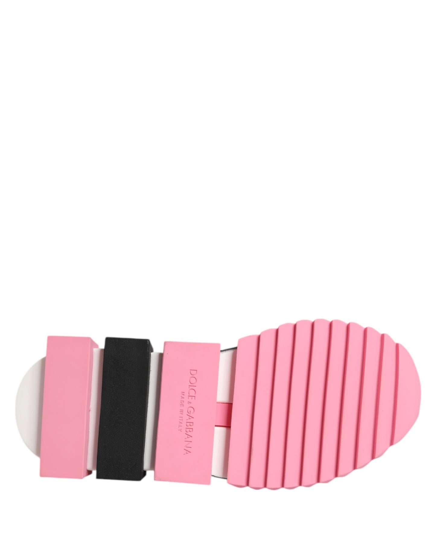 Dolce &amp; Gabbana Sorrento Sneakers mit weißem Rosenprint