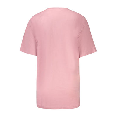 Vans Pink Cotton Women T-Shirt
