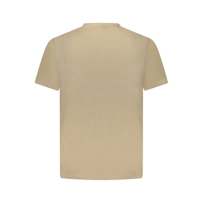 Napapijri Marrone Cotton Mens T-Shirt