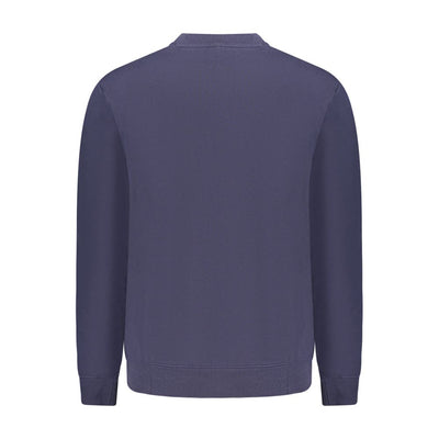 Napapijri Blue Cotton Men Sweatshirt