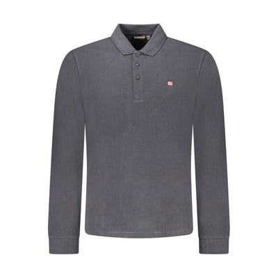 Napapijri Nero Cotton Men Polo Shirt