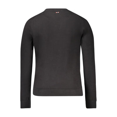 Napapijri Black Cotton Men Sweater