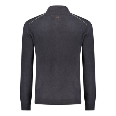 Napapijri Black Wool Mens Sweater