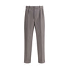 Margiela Bicolor Fleece Wool Dress Pants