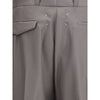 Margiela Bicolor Fleece Wool Dress Pants
