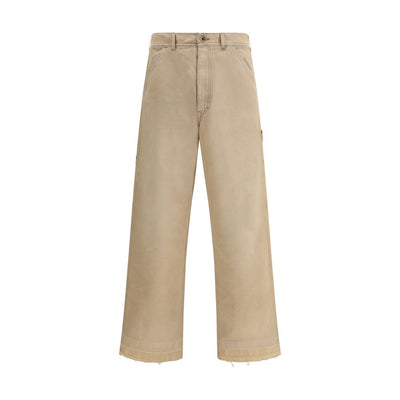 Margiela Beige Cotton Casual Pants