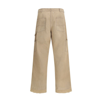Margiela Beige Cotton Casual Pants