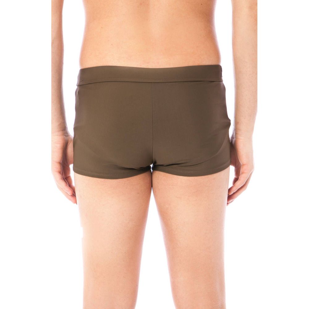 Dunkelgrüne Bademode aus Elastan