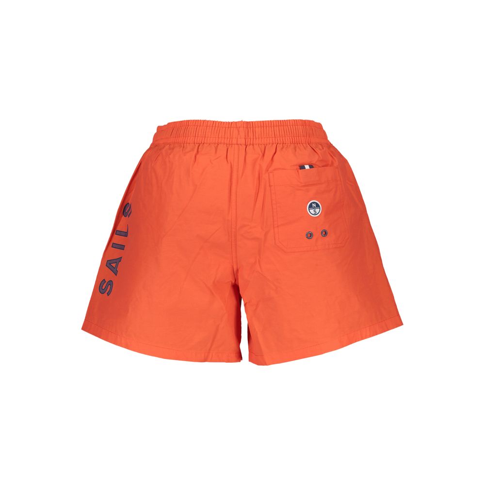 North Sails Arancione Cotton Men's Swim Boxer