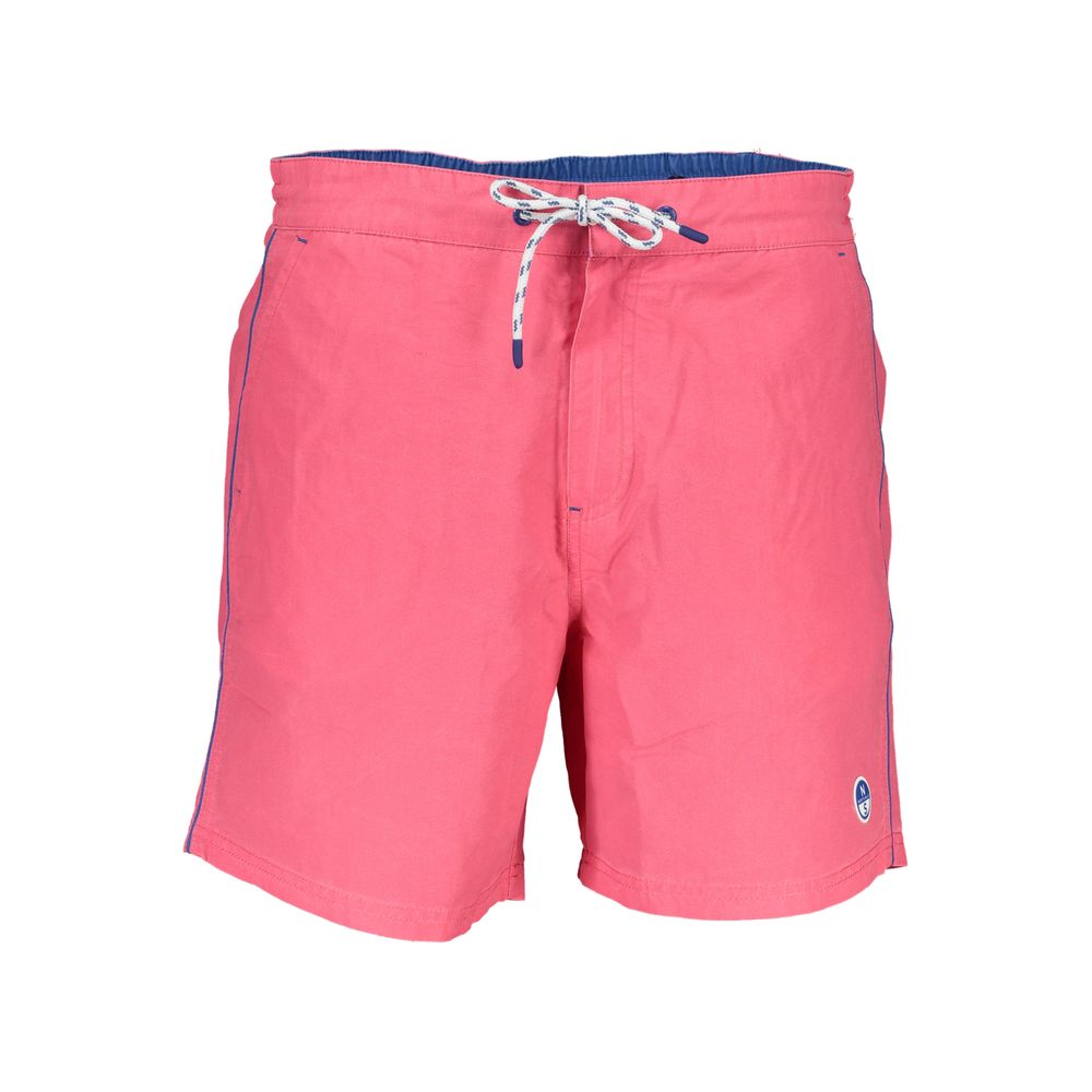 North Sails Pink Polyester Swim Shorts