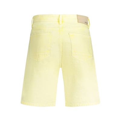 Hugo Boss Giallo Cotton Men Short