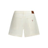 Guess Jeans Bianco Cotton Women Short