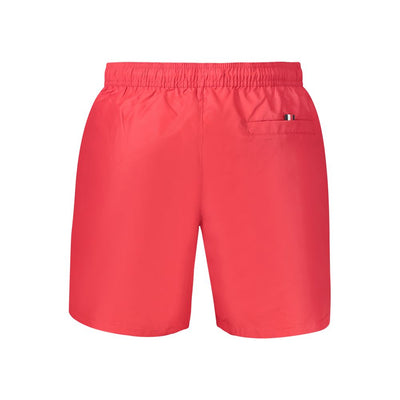 Tommy Hilfiger Red Polyester Men's Swim Trunk