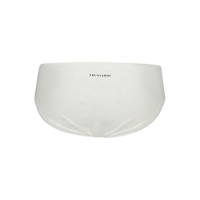 Trussardi Bianco Poliammide Men Swim Brief